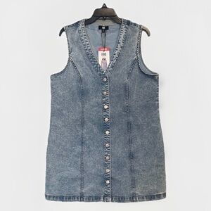NWT- Frye Denim V-Neck Dress -Size XL
